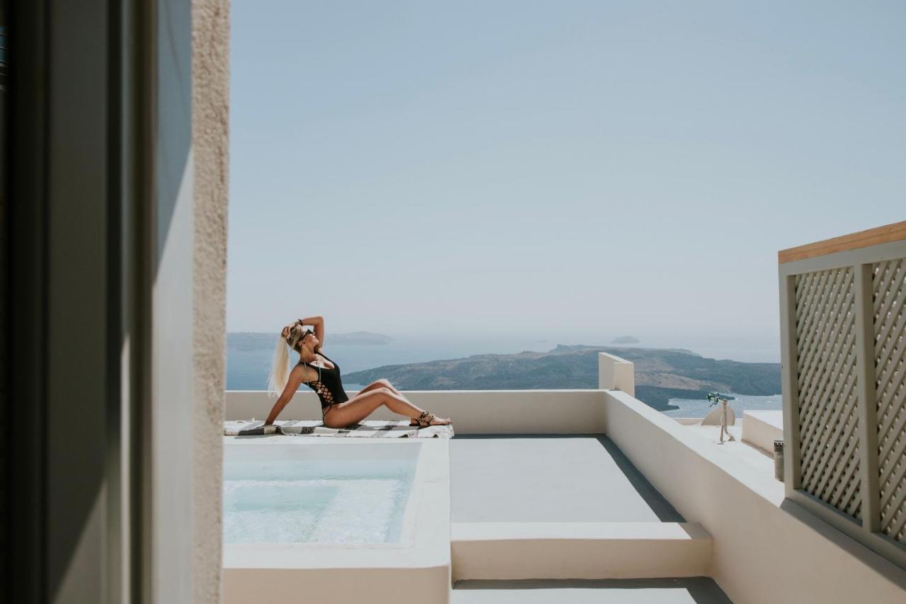 Caldera Cliff Illusion Aparthotel Fira  Exteriör bild