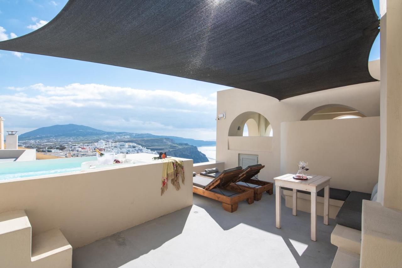 Caldera Cliff Illusion Aparthotel Fira  Exteriör bild
