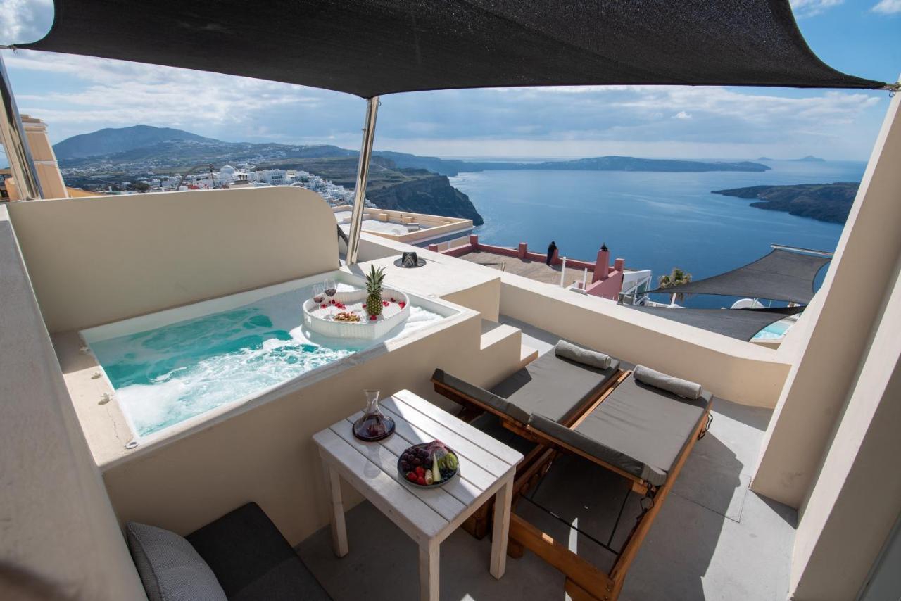 Caldera Cliff Illusion Aparthotel Fira  Exteriör bild